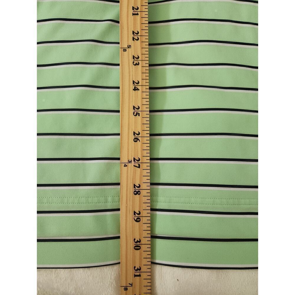 Foot Joy Mens Golf Polo Sz M Striped short sleeve performance classic preppy - Picture 7 of 7